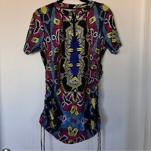 Colorful Tribal Print Women's Swim Coverup